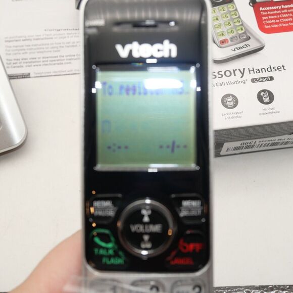 NEW V- Tech CS6609 Cordless Accessory Handset Requires a compatible phone - Picture 4 of 4